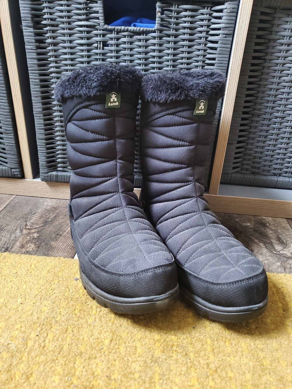 Black Kamik winter boots